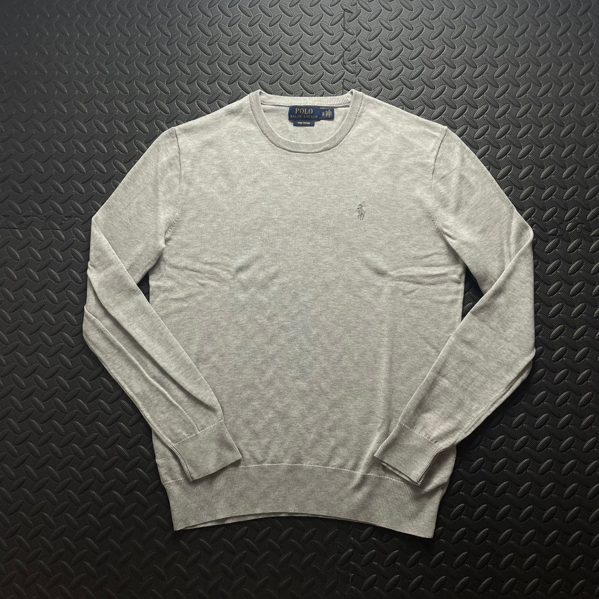 Ralph Lauren Grey Crewneck Jumper | Men’s Classic Fit XS / 3679