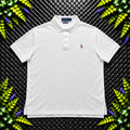 Ralph Lauren White Polo Shirt | Men’s Custom Slim Fit M / 3841
