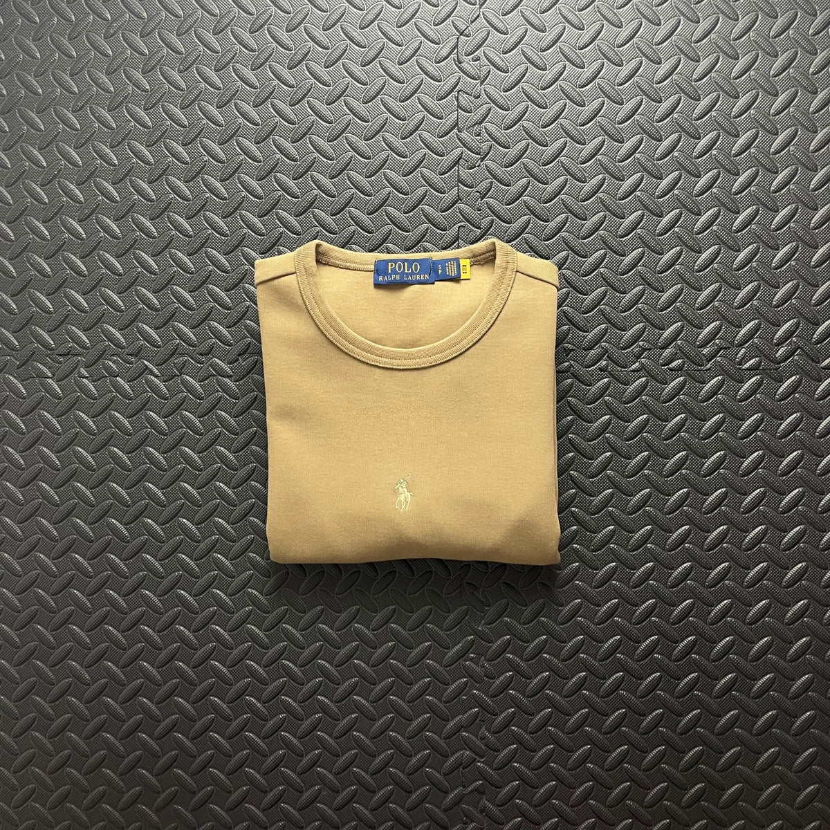 Ralph Lauren Beige Crewneck Sweatshirt | Men’s Classic Fit S / 3765