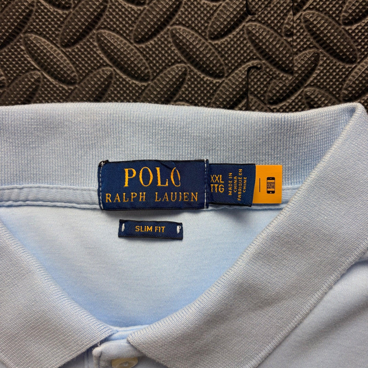 Ralph Lauren Light Blue Polo Shirt | Men’s Slim Fit XXL / 3855