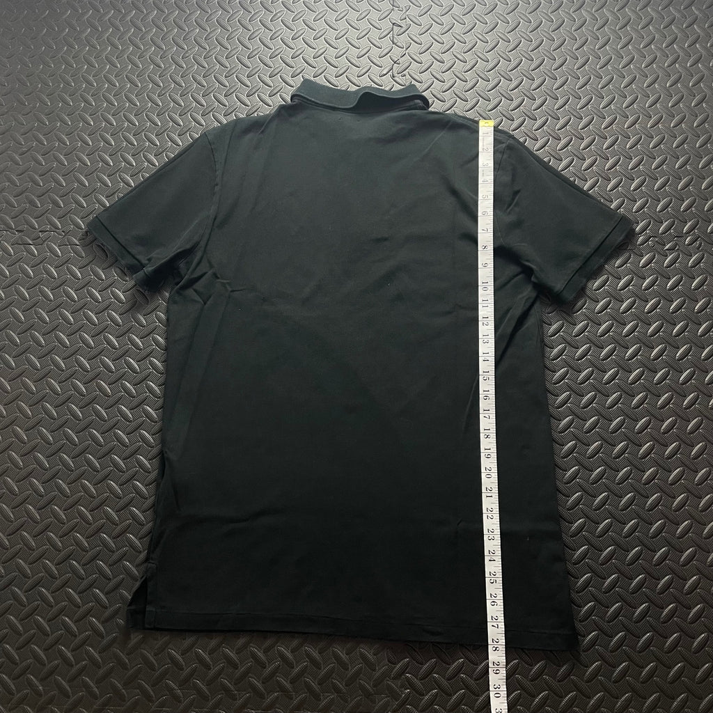 Ralph Lauren Black 1/4 Zip Polo Shirt | Men’s Slim Fit L / 3751