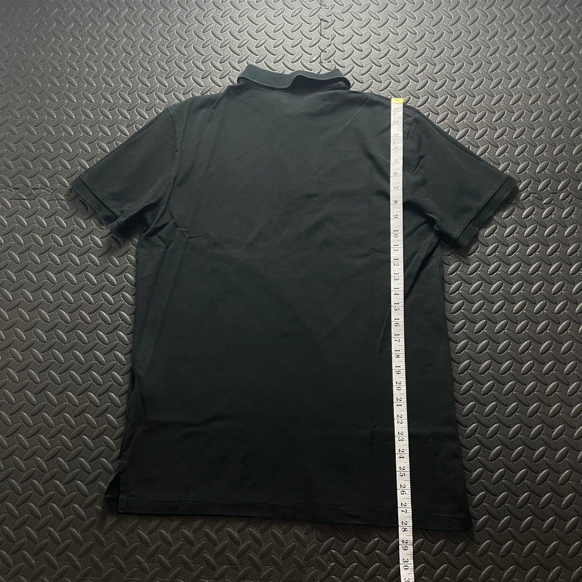 Ralph Lauren Black 1/4 Zip Polo Shirt | Men’s Slim Fit L / 3751