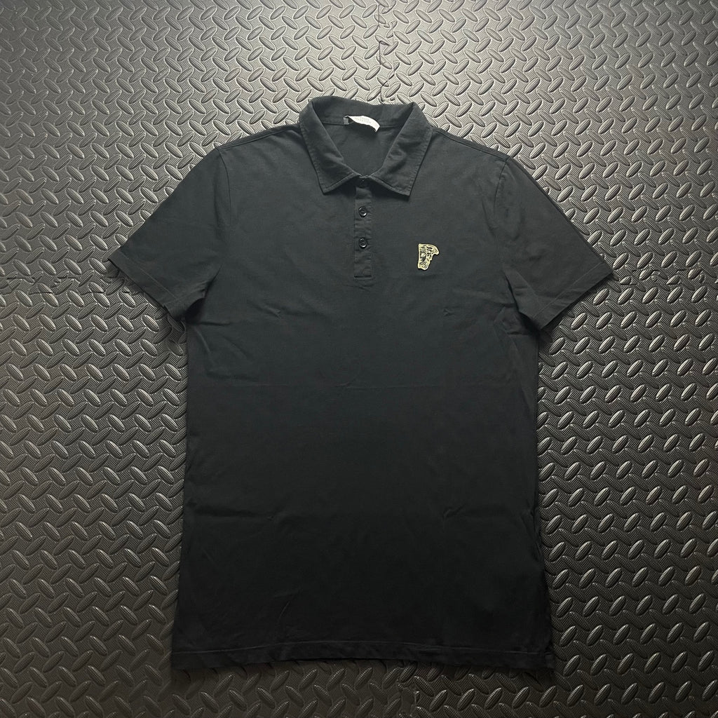 Versace Collection Black Polo Shirt | Men’s S / 3407