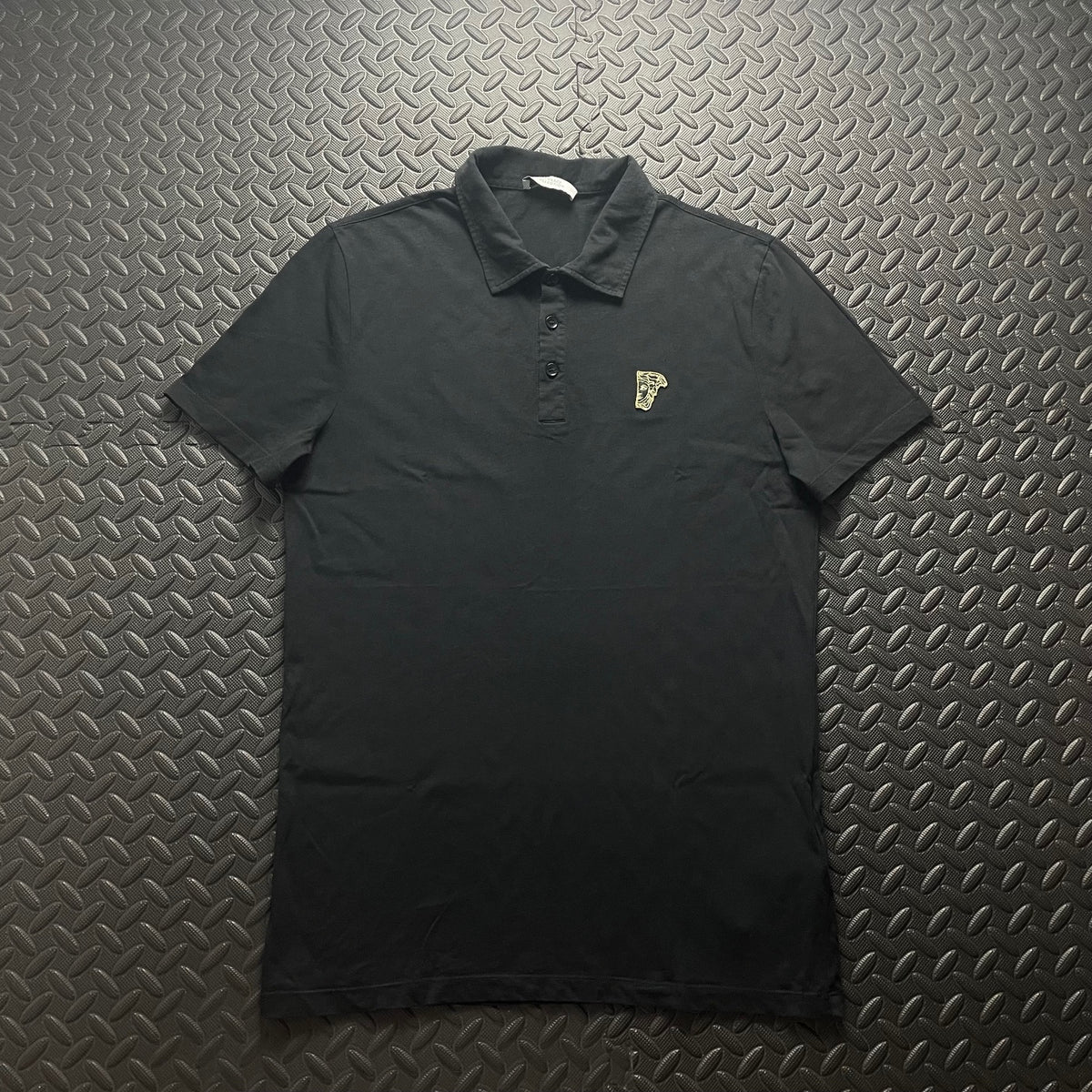 Versace Collection Black Polo Shirt | Men’s S / 3407