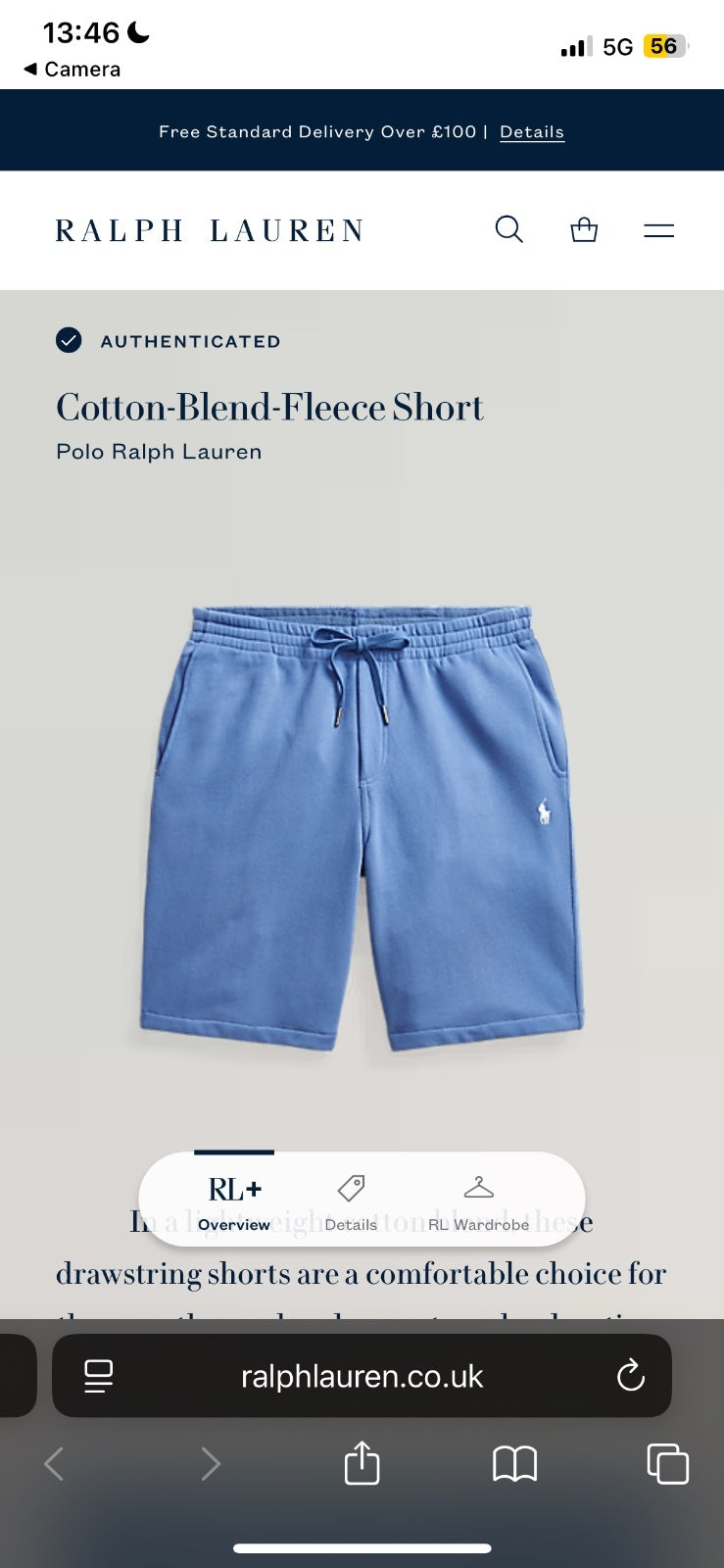 Ralph Lauren Blue / Turquoise Shorts | Men’s M | Jogger