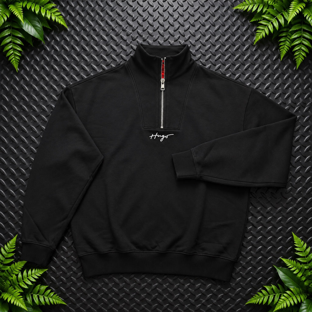 Hugo Boss Black 1/4 Zip Sweatshirt | Mens Classic Fit S / 3691