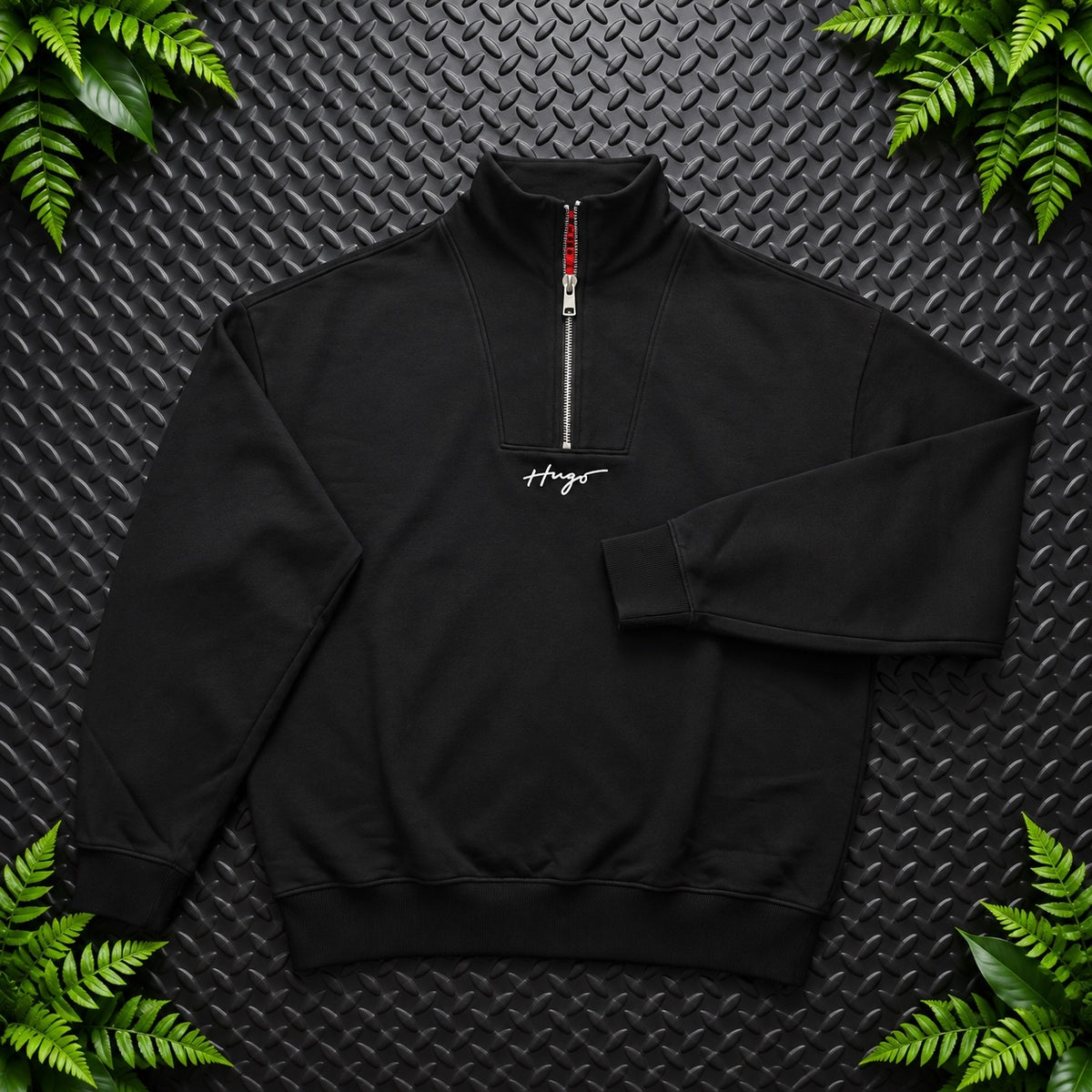 Hugo Boss Black 1/4 Zip Sweatshirt | Mens Classic Fit S / 3691