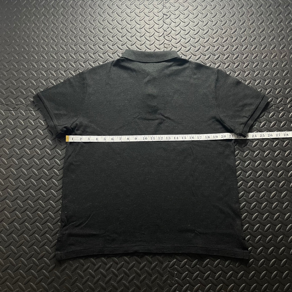 Ralph Lauren Charcoal Black Polo Shirt | Men’s Custom Slim Fit L / 3609