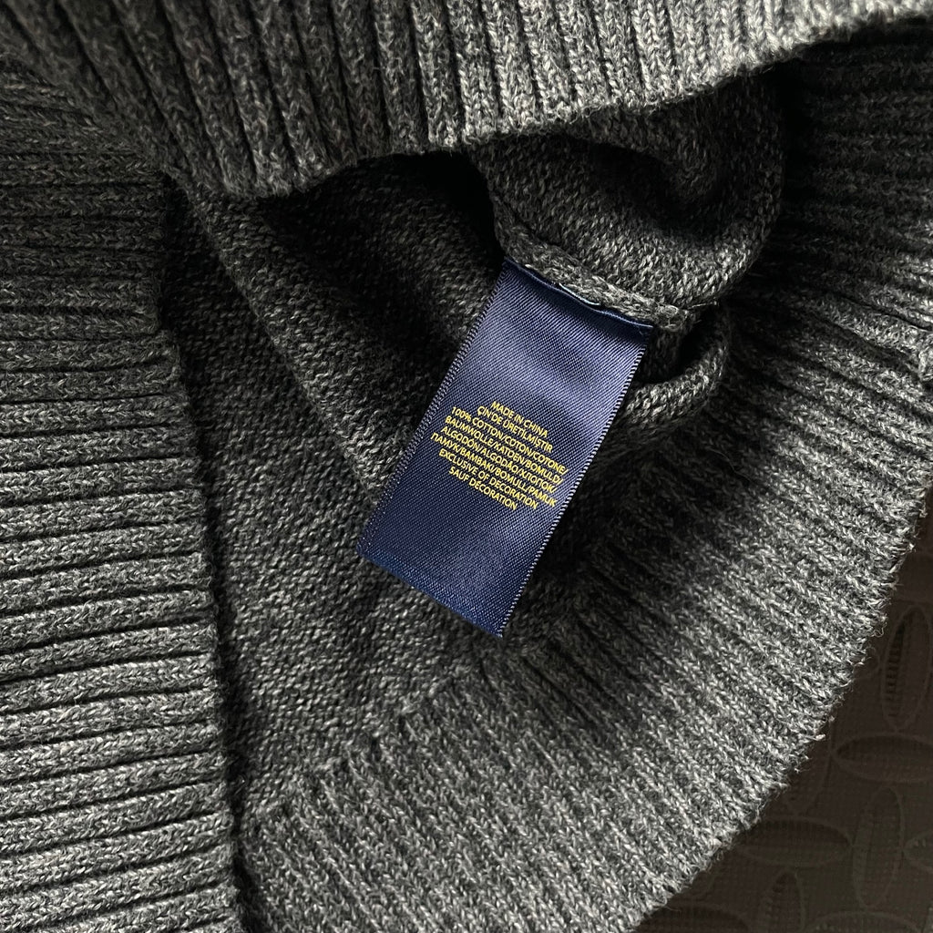 Ralph Lauren Grey Crewneck Jumper | Men’s Classic Fit M / 3682
