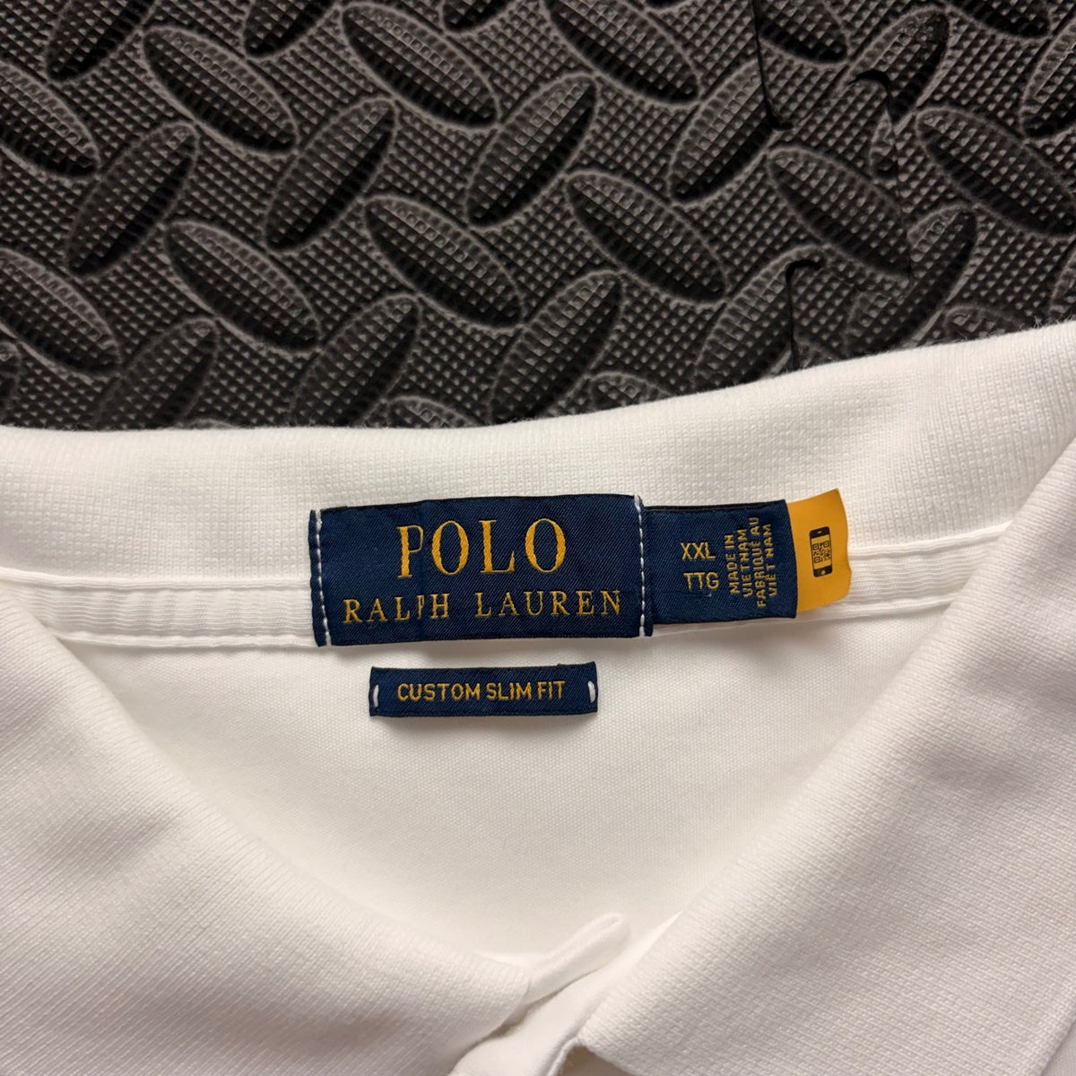 Ralph Lauren White Polo Shirt | Men’s Custom Slim Fit XXL / 3819