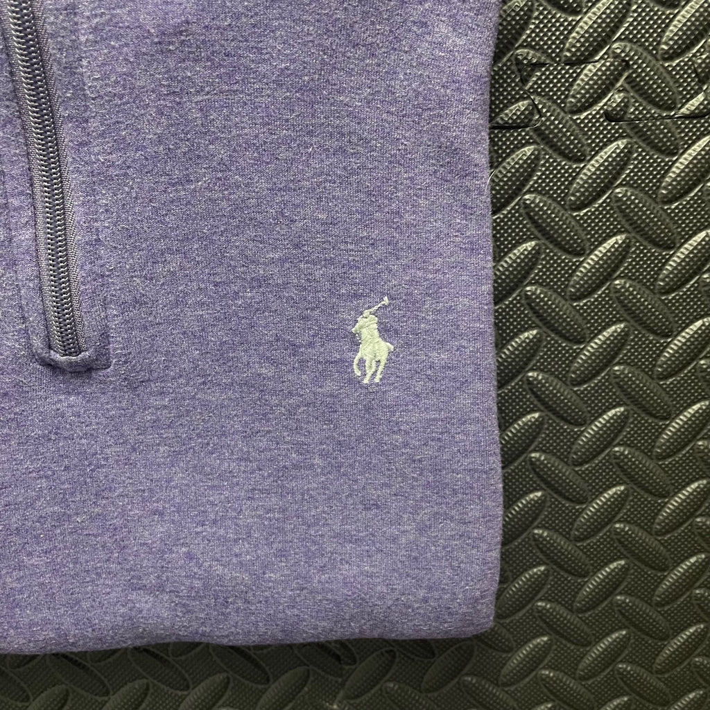 Ralph Lauren Lilac Purple 1/4 Zip Jumper | Men’s Classic Fit S / 3771
