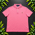 Ralph Lauren Rose Pink Polo Shirt | Men’s Custom Slim Fit M / 3840