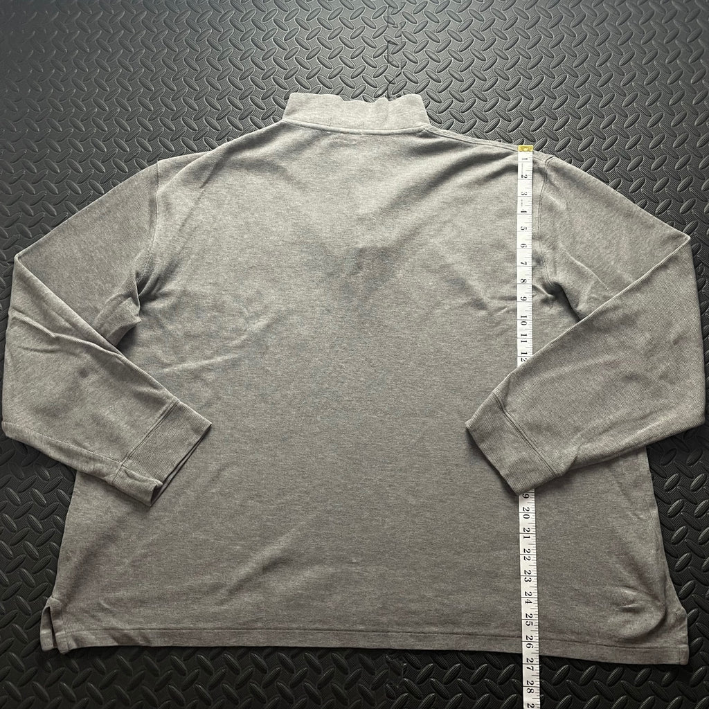 Ralph Lauren Grey 1/4 Zip Jumper | Mens Classic Fit XL / 3737