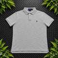 Ralph Lauren Grey Polo Shirt | Men’s Custom Slim Fit XXL / 3748
