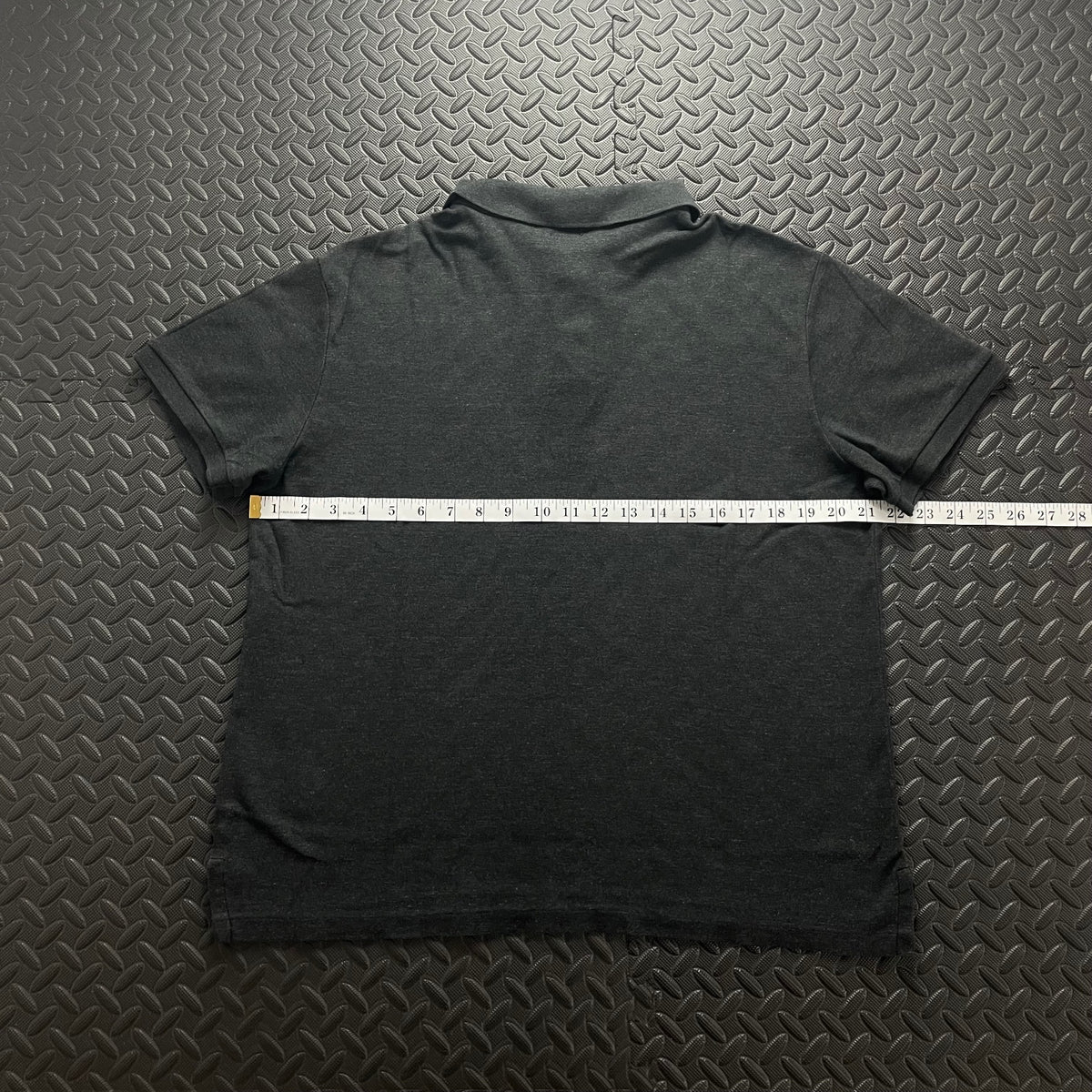 Ralph Lauren Grey Polo Shirt | Men’s Custom Slim Fit L / 3697