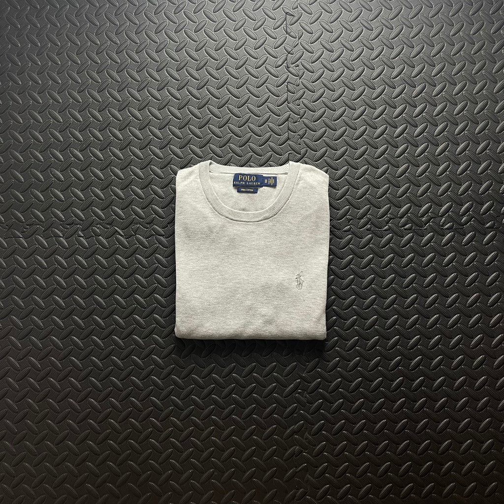 Ralph Lauren Grey Crewneck Jumper | Men’s Classic Fit XS / 3679