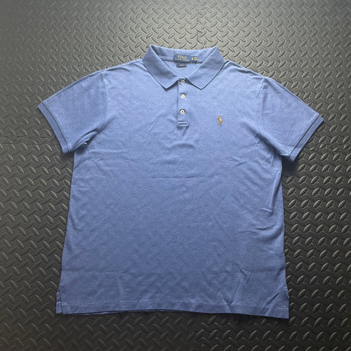 Ralph Lauren Blue Polo Shirt | Men’s Slim Fit XL / 3404