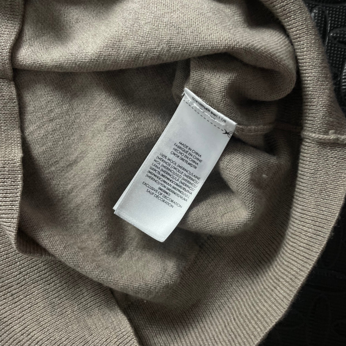 Ralph Lauren Beige V-Neck Jumper | Men’s Classic Fit L / 3778