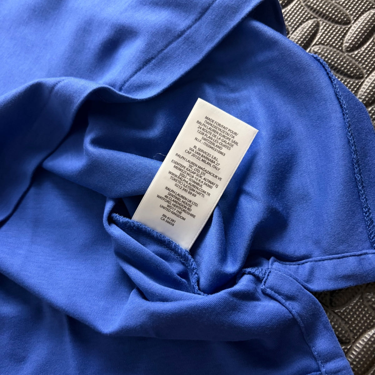 Ralph Lauren Blue Polo Shirt | Men’s Slim Fit M / 3835