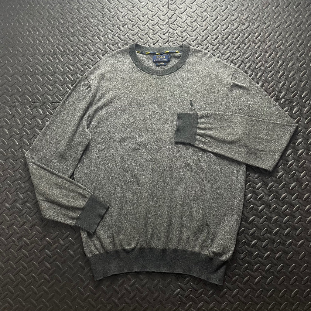 Ralph Lauren Grey Crewneck Jumper | Men’s Classic Fit S / 3764