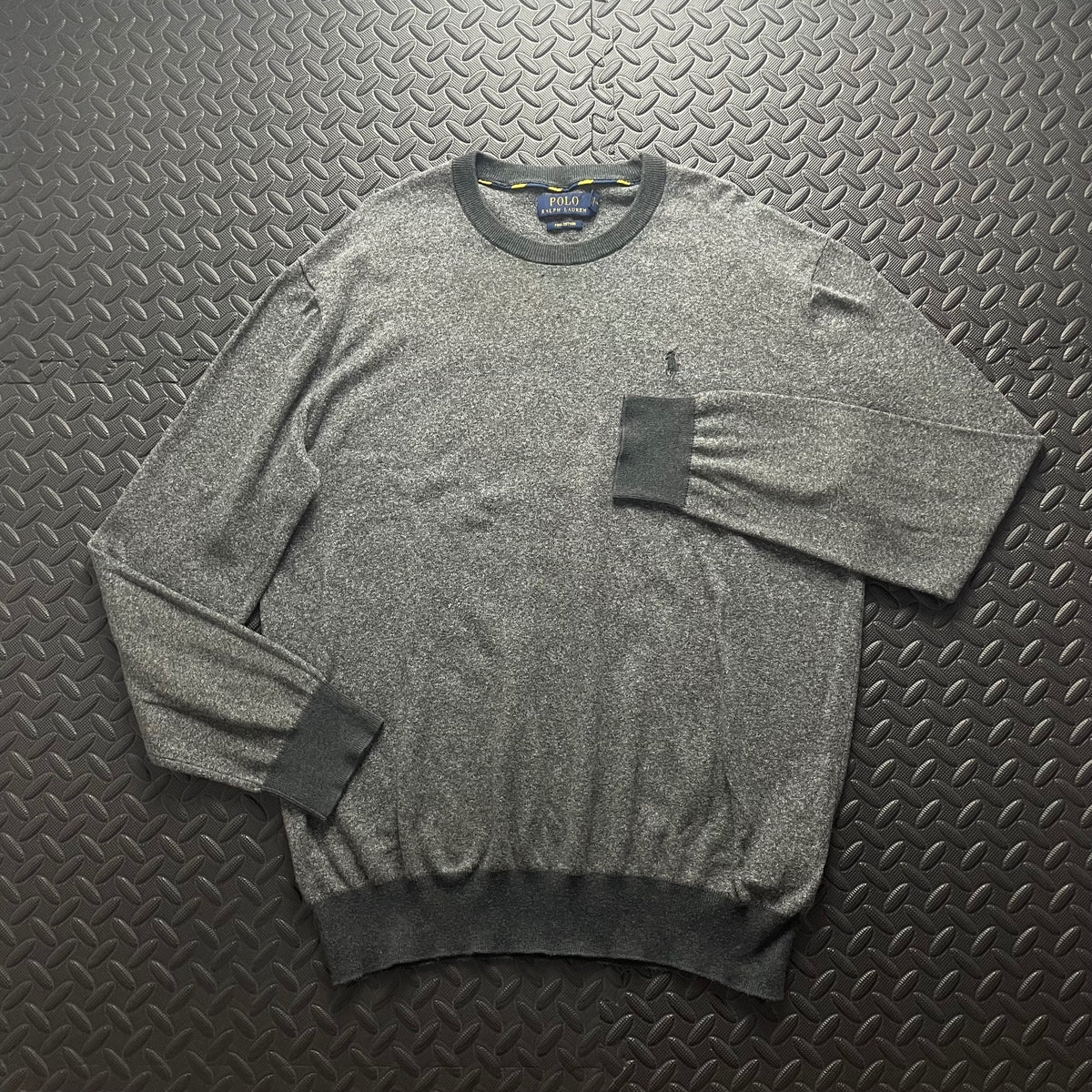 Ralph Lauren Grey Crewneck Jumper | Men’s Classic Fit S / 3764