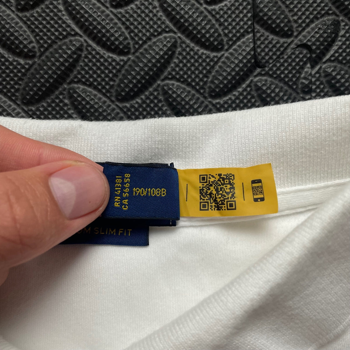 Ralph Lauren White Polo Shirt | Men’s Custom Slim Fit XXL / 3657