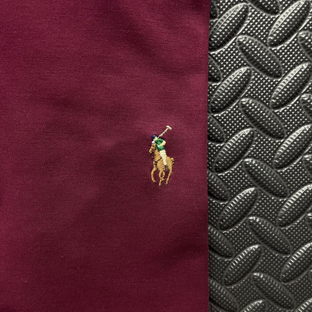 Ralph Lauren Burgundy Polo Shirt | Men’s Slim Fit L / 3474