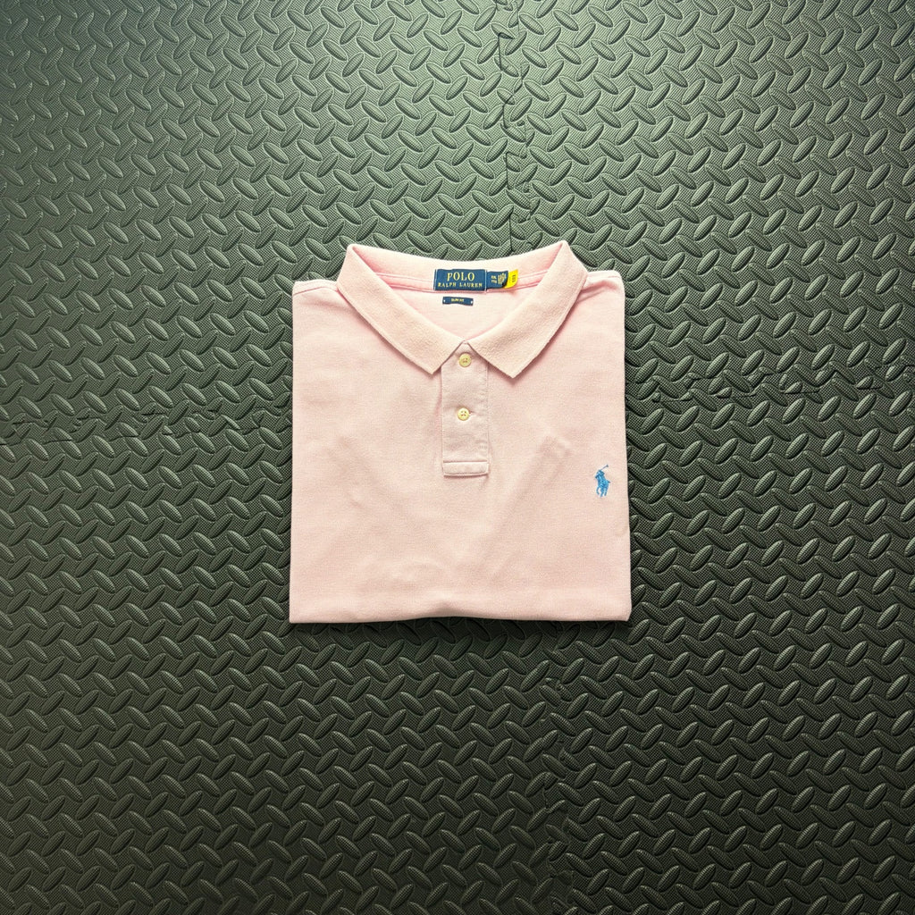 Ralph Lauren Pink Polo Shirt | Men’s Slim Fit XXL / 3858