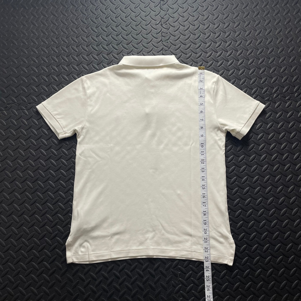 Ralph Lauren Cream White Polo Shirt | Men’s Slim Fit S / 3757