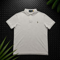 Ralph Lauren Cream Polo Shirt | Men’s Custom Slim Fit L / 3418