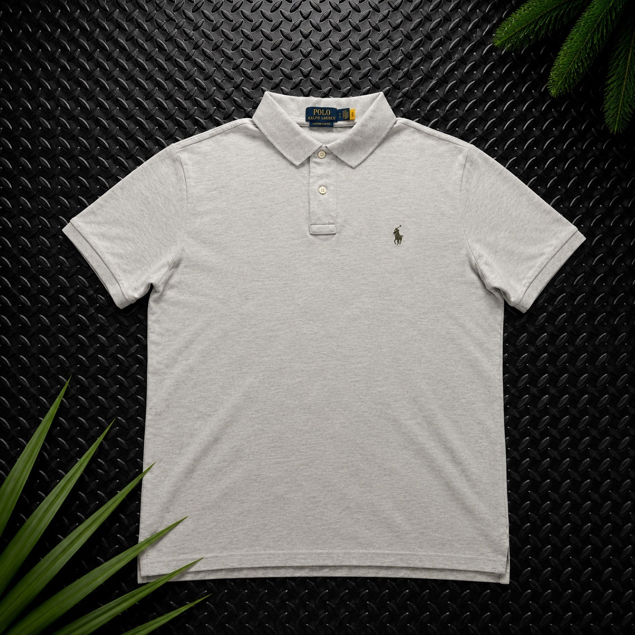 Ralph Lauren Cream Polo Shirt | Men’s Custom Slim Fit L / 3418