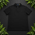 Ralph Lauren Black 1/4 Zip Polo Shirt | Men’s Slim Fit L / 3751