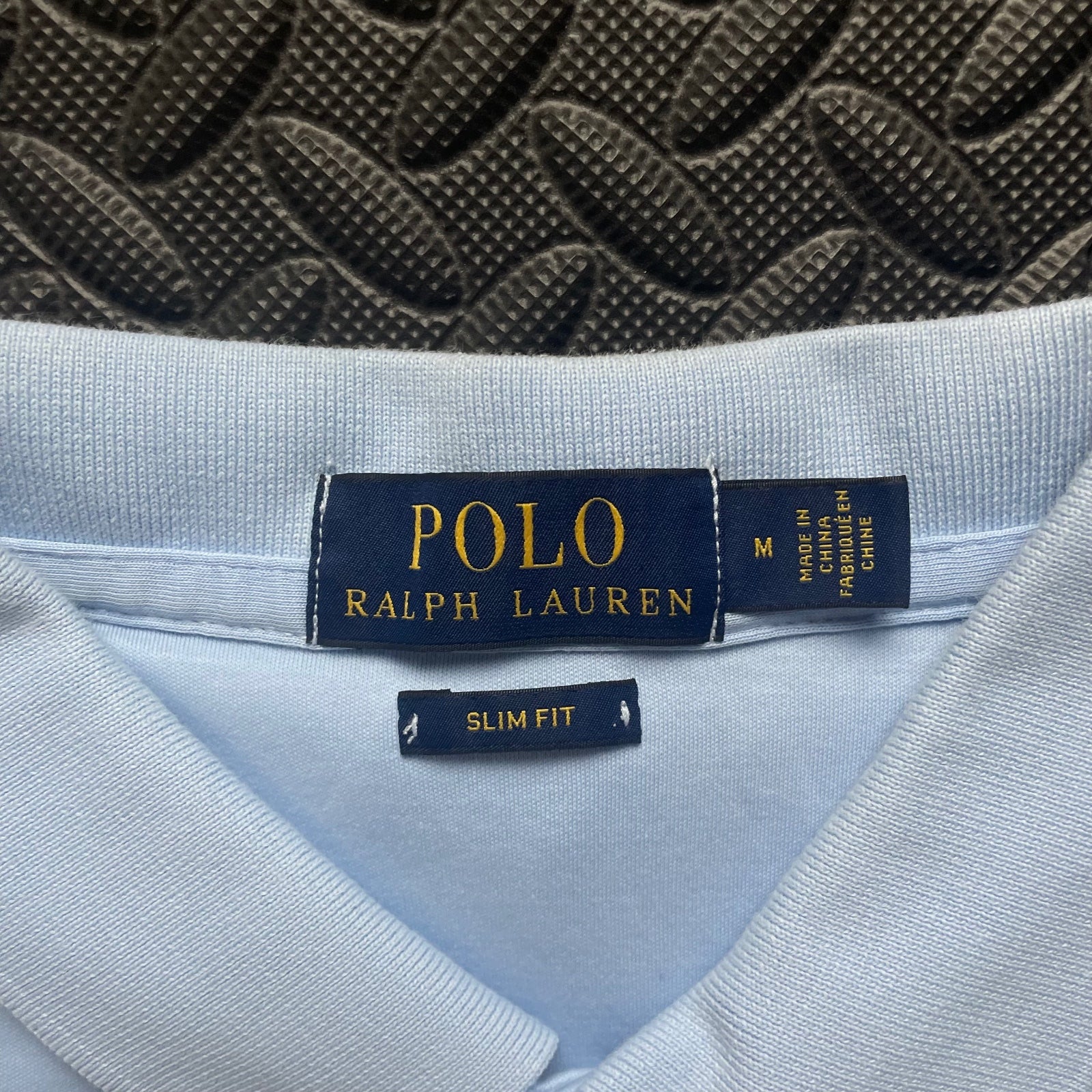 Ralph Lauren Light Blue Polo Shirt | Men’s Slim Fit M / 3400
