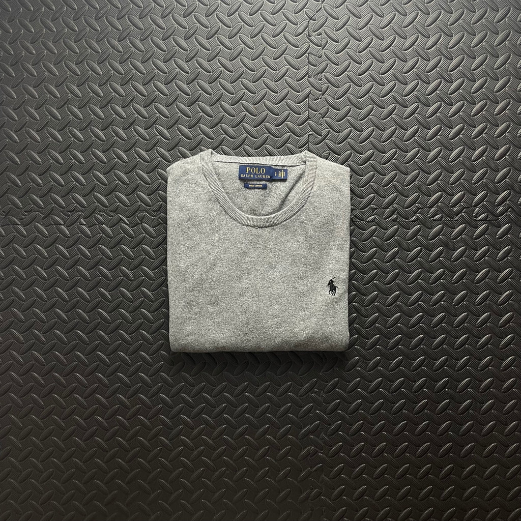 Ralph Lauren Grey Crewneck Jumper | Men’s Classic Fit S / 3684