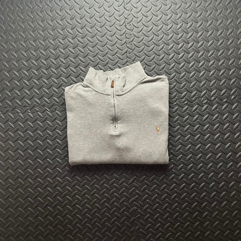 Ralph Lauren Grey 1/4 Zip Jumper | Mens Classic Fit XL / 3737
