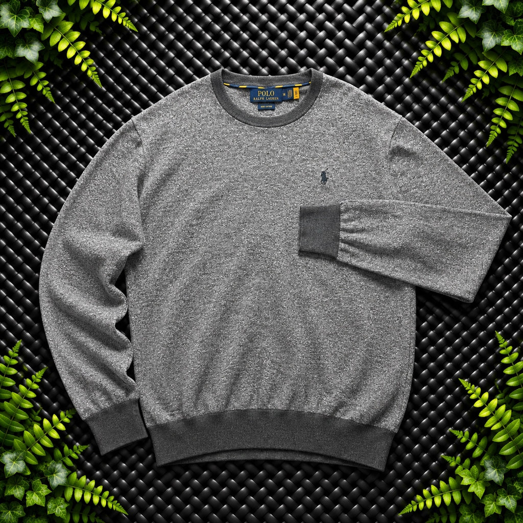 Ralph Lauren Grey Crewneck Jumper | Men’s Classic Fit S / 3764