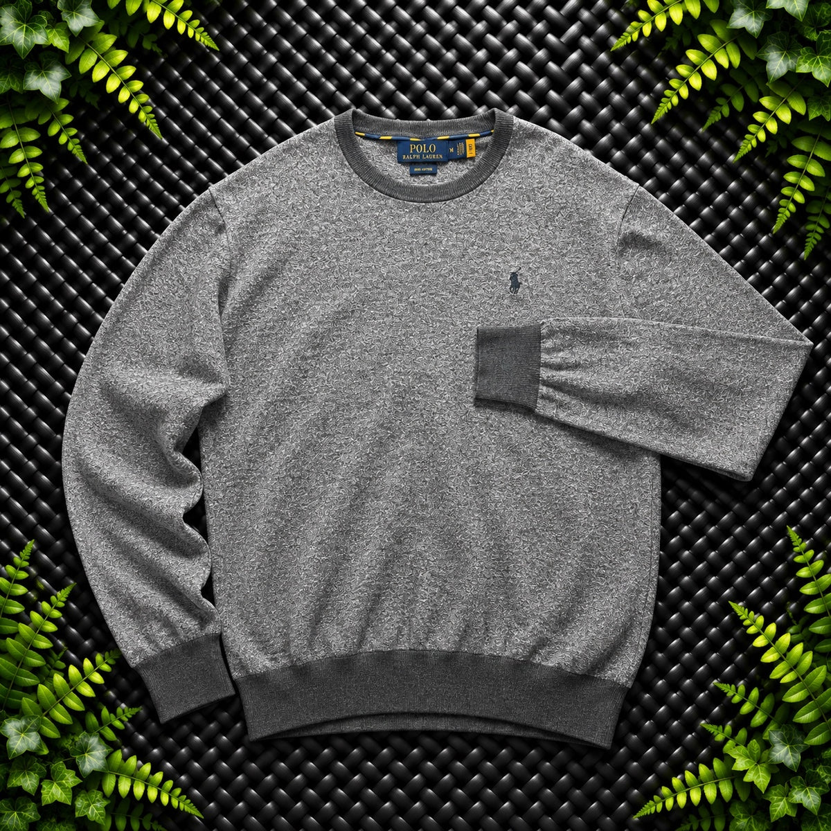 Ralph Lauren Grey Crewneck Jumper | Men’s Classic Fit S / 3764