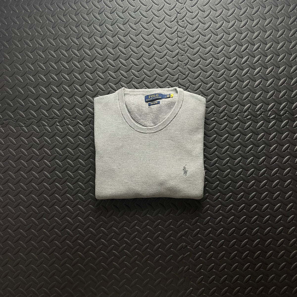 Ralph Lauren Grey Crewneck Jumper | Men’s Classic Fit L / 3680