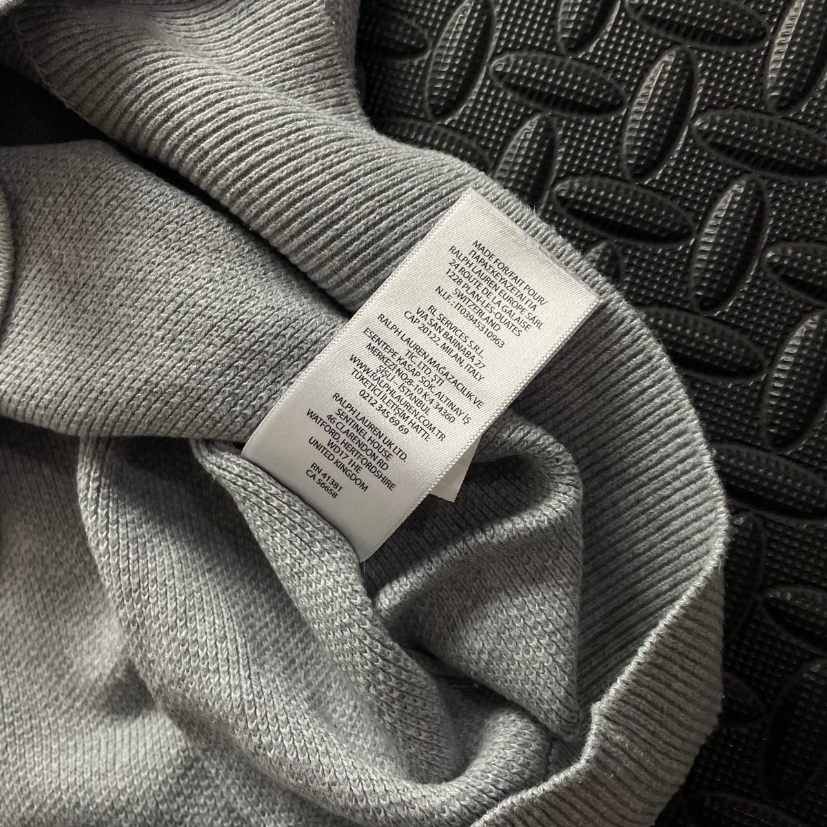 Ralph Lauren Grey 1/4 Zip Jumper | Mens Classic Fit M / 3731