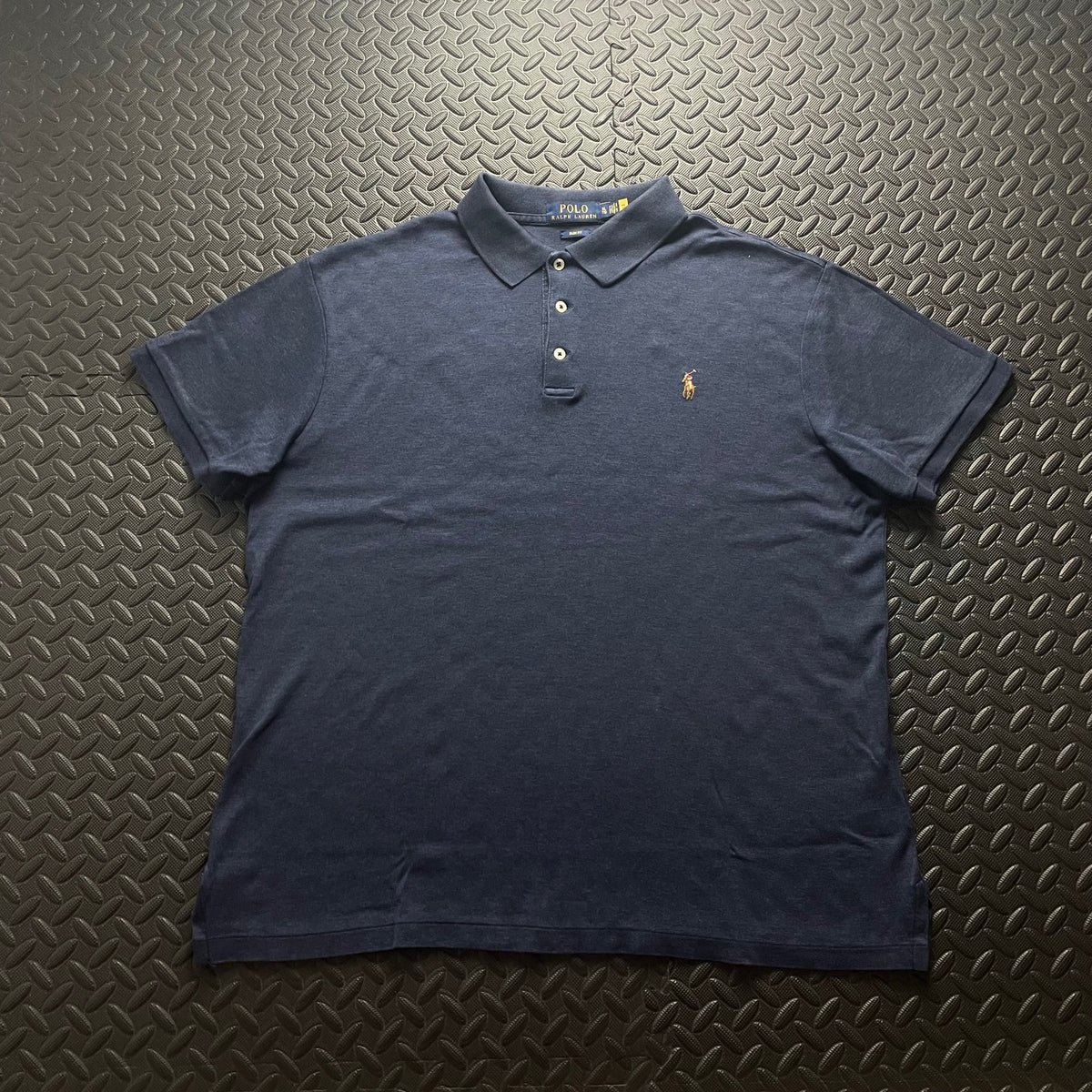 Ralph Lauren Navy Polo Shirt | Men’s Slim Fit XL / 3635