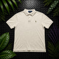 Ralph Lauren Beige Polo Shirt | Men’s Custom Slim Fit L