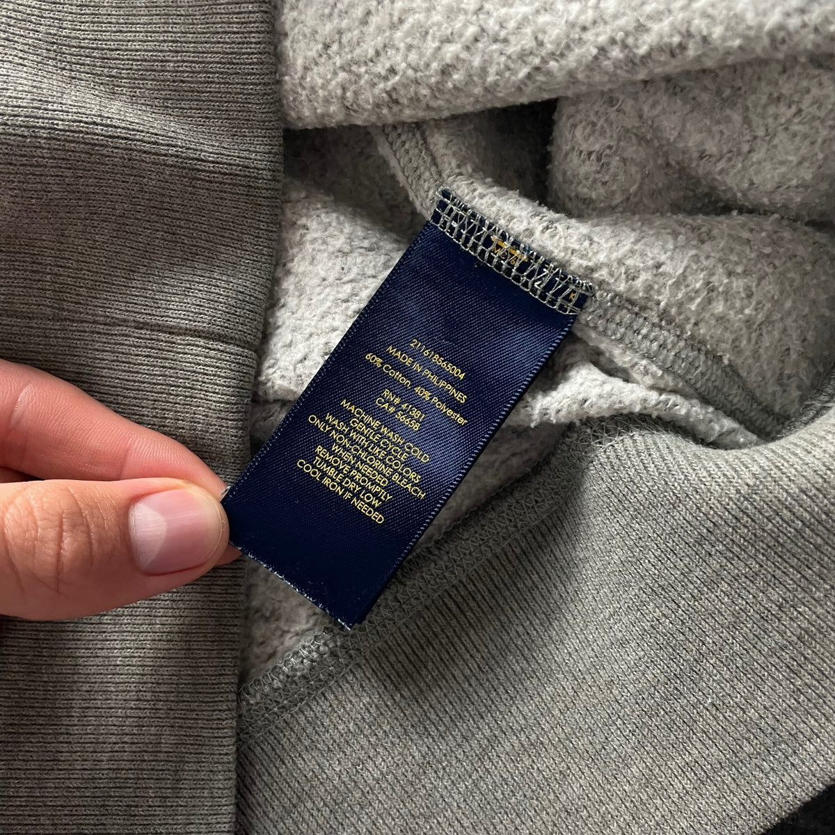 Women’s Ralph Lauren Grey Sweatshirt | M / 3761