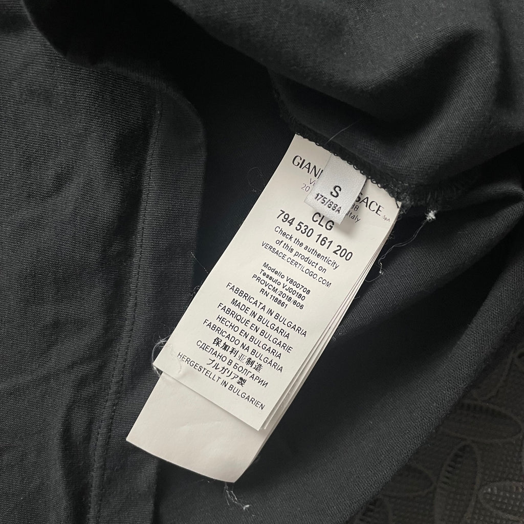Versace Collection Black Polo Shirt | Men’s S / 3407
