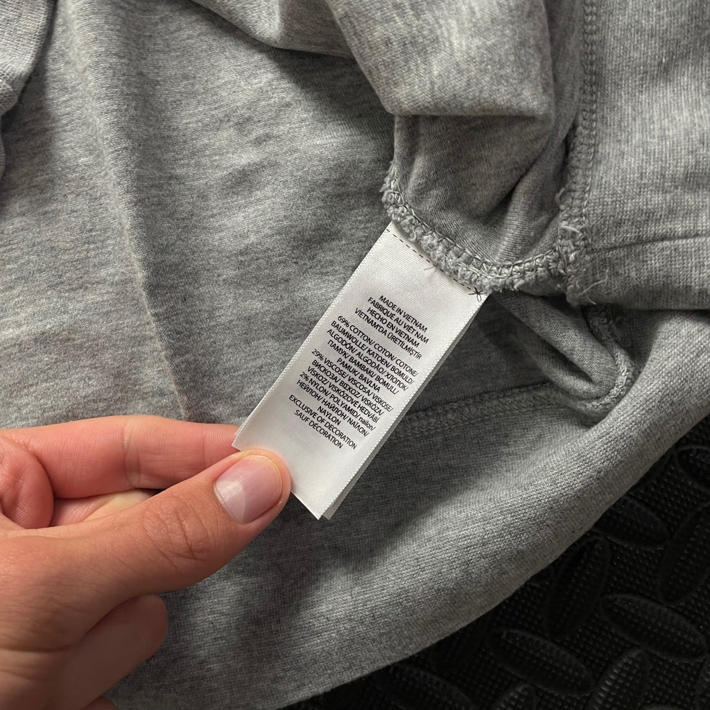 Ralph Lauren Grey 1/4 Zip Jumper | Mens Classic Fit L / 3732