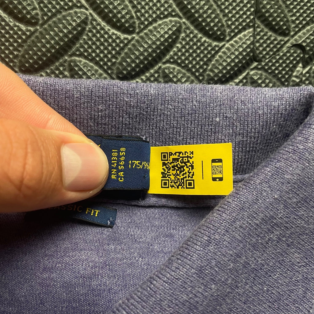Ralph Lauren Purple Polo Shirt | Men’s Classic Fit M / 3395