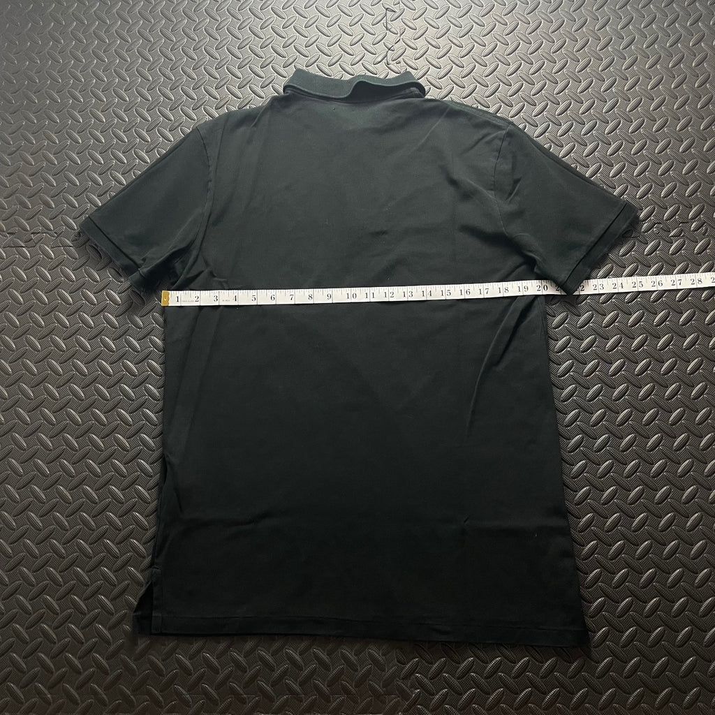 Ralph Lauren Black 1/4 Zip Polo Shirt | Men’s Slim Fit L / 3751
