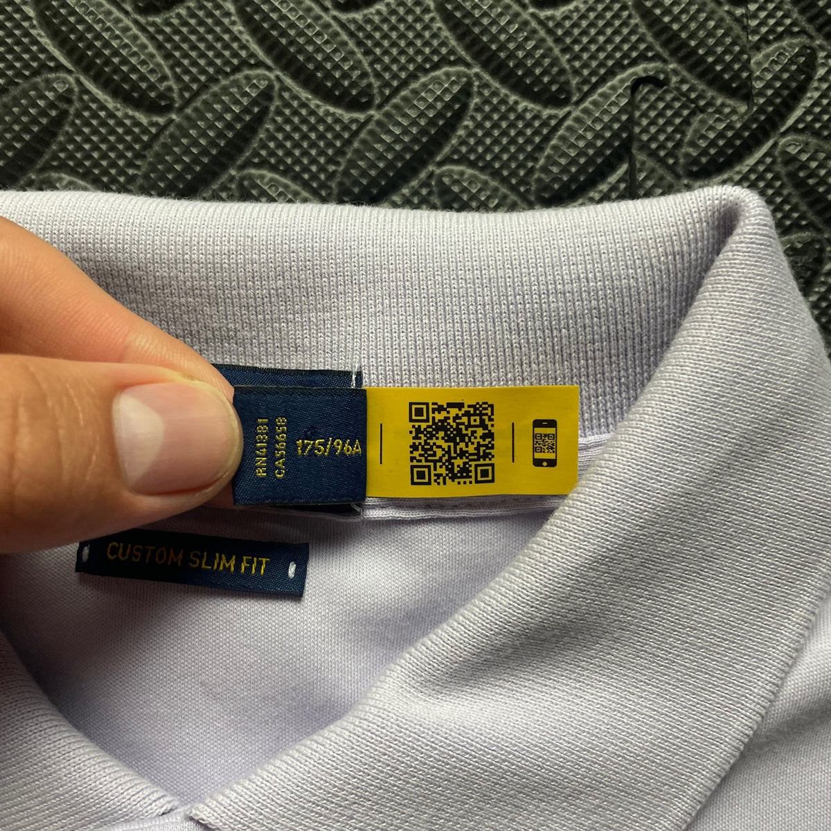 Ralph Lauren Lilac Polo Shirt | Men’s Custom Slim Fit M / 3630