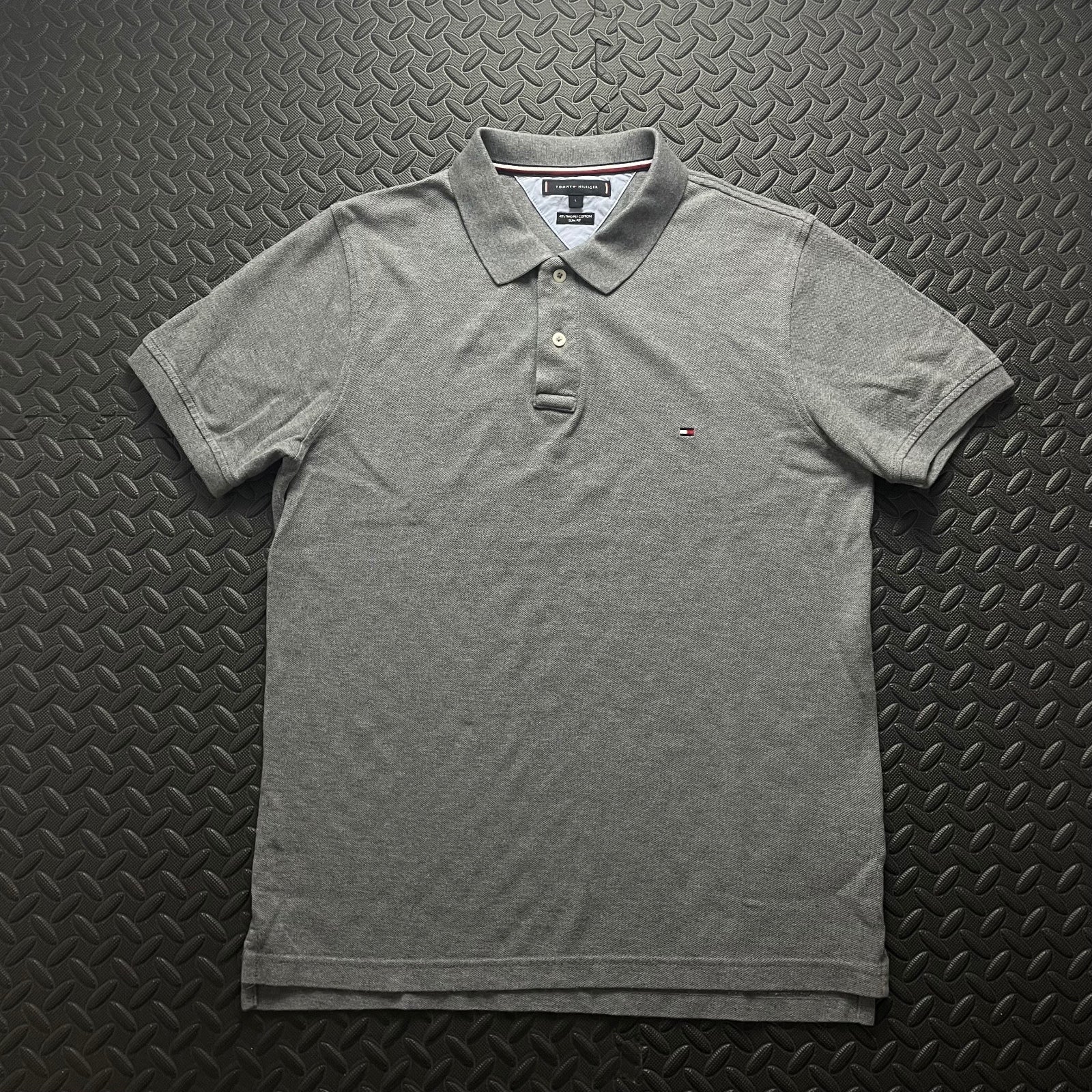Tommy Hilfiger Grey Polo Shirt | Men’s L / 3430