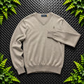 Ralph Lauren Beige V-Neck Jumper | Men’s Classic Fit XS / 3760