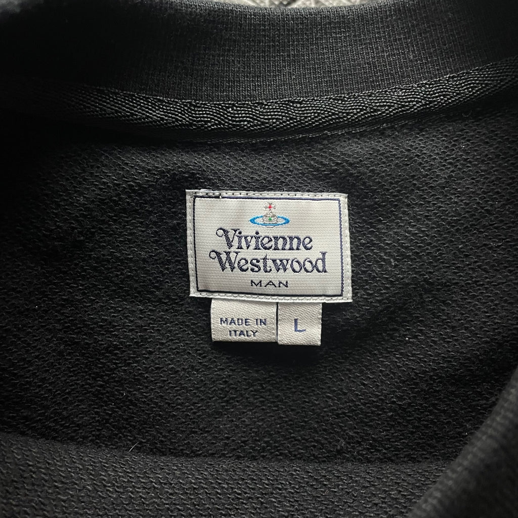 Vivienne Westwood Black Crewneck Sweatshirt | Men’s Slim Fit L / 3774